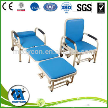 Chaise d'accompagnement en acier au carbone et en plastique